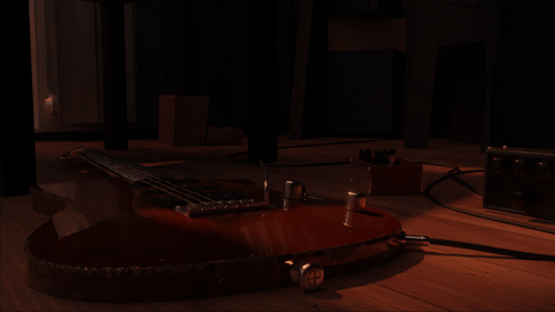 Rough and semi-procedural electric guitar preview image